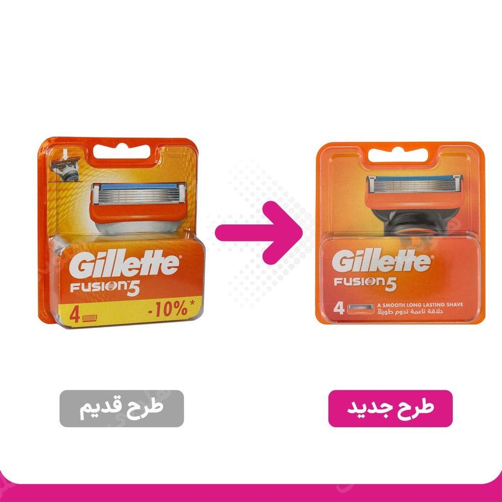 بسته 4 عددی یدک فیوژن 5 ژیلت — تصویر ۲