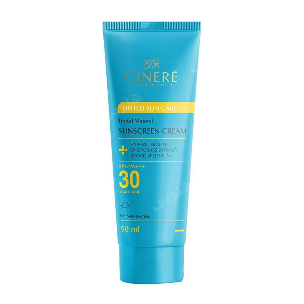 کرم ضد آفتاب رنگی +SPF30 مناسب انواع پوست سینره — تصویر ۱