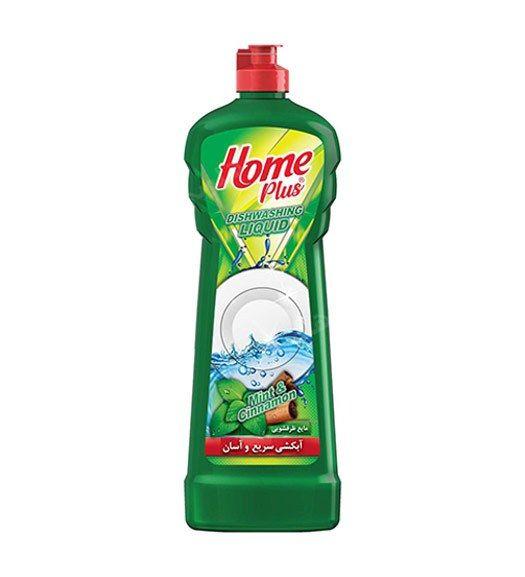مایع ظرفشویی با رایحه نعنا دارچین 750 گرمی هوم پلاس