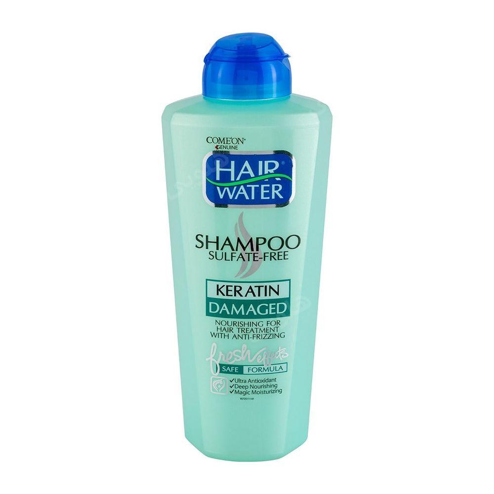 شامپو مدل Hair Water مناسب مو کراتینه شده حجم 400میلی لیتر کامان