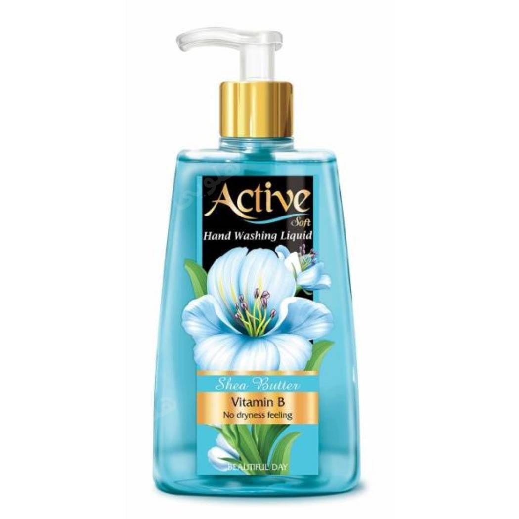 مایع دستشویی شفاف آبی 450 گرمی