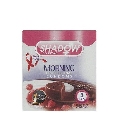 کاندوم مورنینگ شکلاتی و خاردار 3تایی