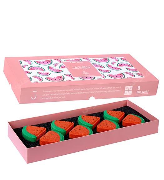 پدی بمب کوکتل پدیکور هندوانه ای پک 8تایی