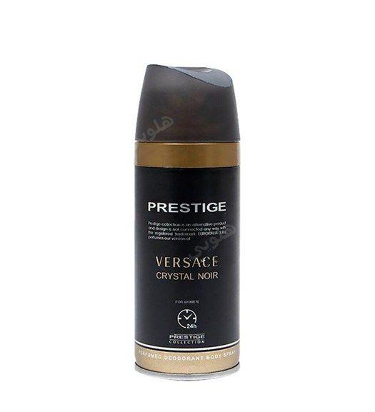 اسپری بدن زنانه Versace Crystal Noir حجم 150میل