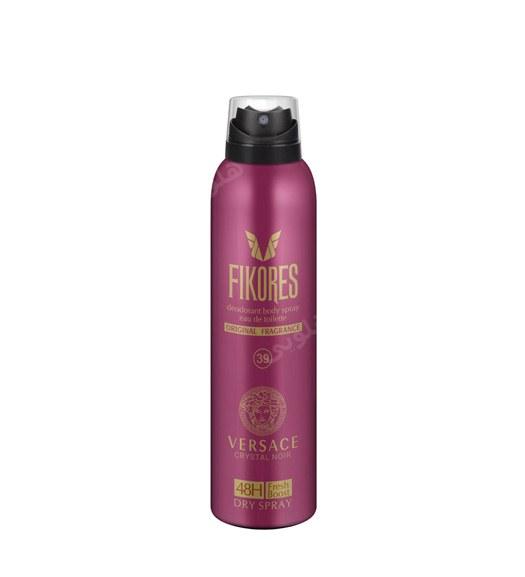 دئودورانت زنانه Versace Crystal Noir حجم 200میل