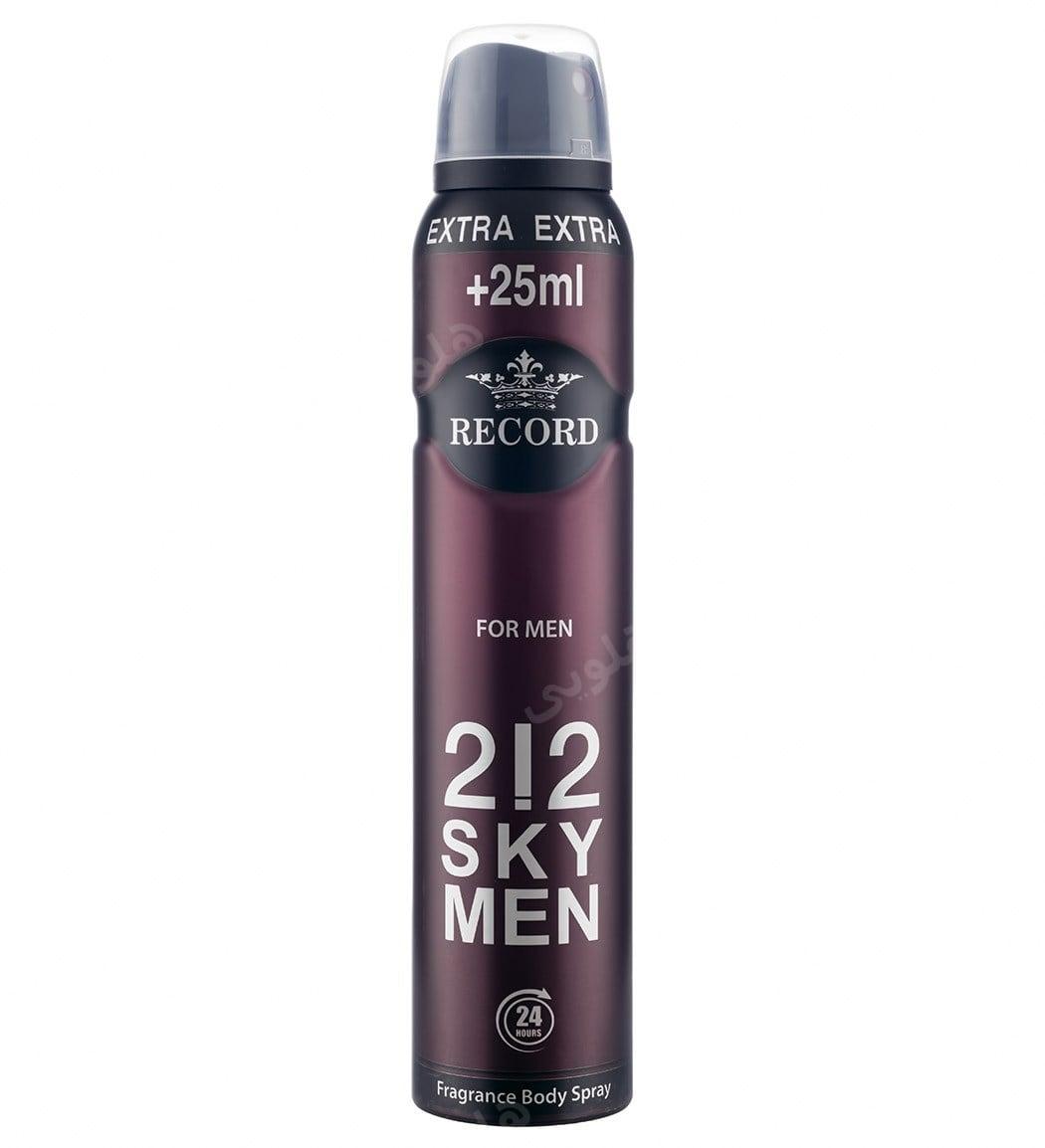 اسپری دئودورانت مردانه 212sky حجم 225میل