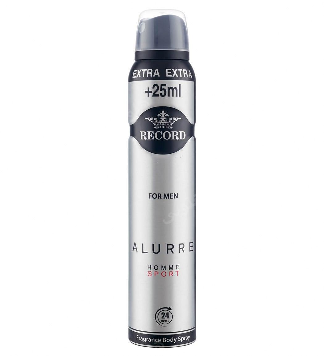 اسپری دئودورانت مردانه Alurre Homme Sport حجم 225میل