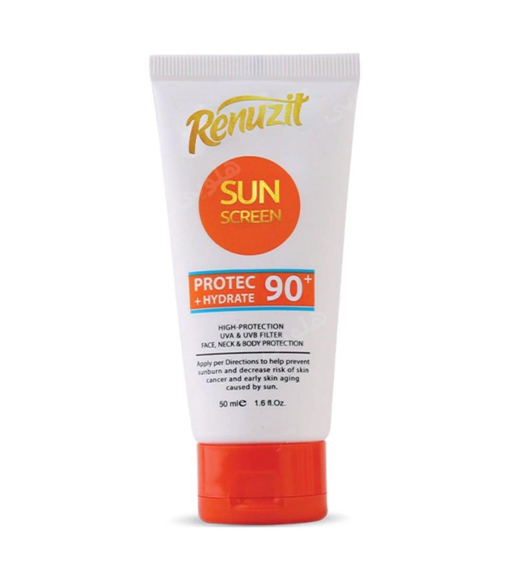 کرم ضد آفتاب SPF90 بی رنگ 50میل