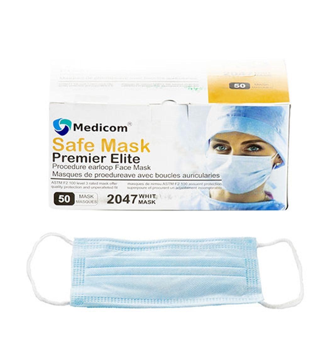 ماسک صورت 3 لایه تمام پرس با ضخامت بالا و لایه آنتی باکتریال بسته 50عددی
