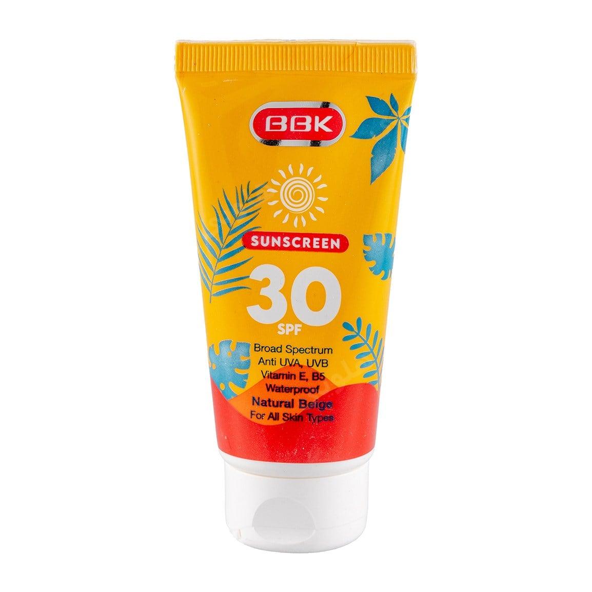ضد آفتاب رنگی حاوی Spf30 مناسب انواع پوست حجم 50میل