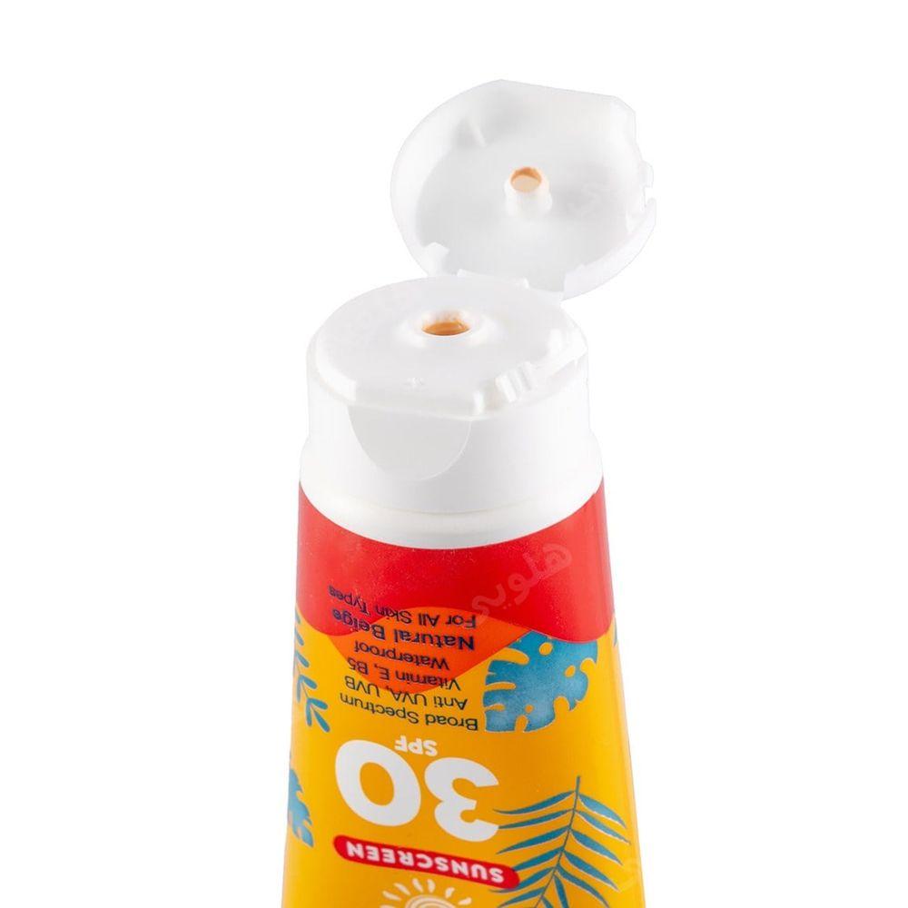 ضد آفتاب رنگی حاوی Spf30 مناسب انواع پوست حجم 50میل ببک — تصویر ۳