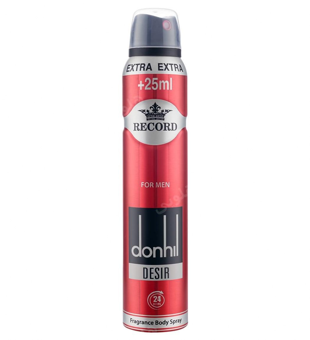 اسپری دئودورانت مردانه Donhil Desir حجم 225میل
