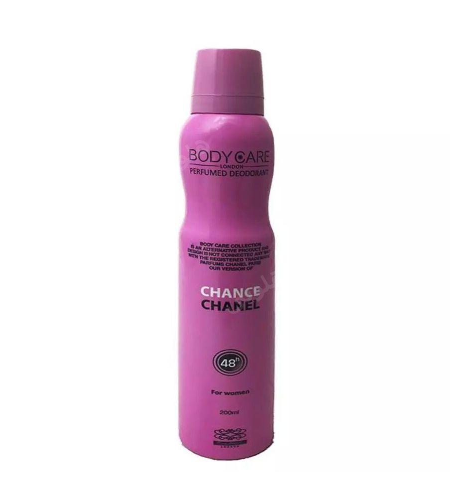 اسپری دئودورانت زنانه مدل Chanel Chance حجم 200 میل بادی کر
