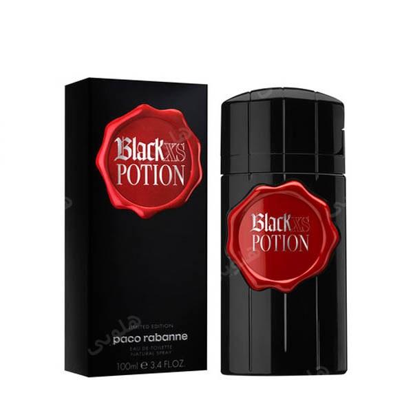 ادو تویلت مردانه مدل Black XS Potion حجم 100 میل
