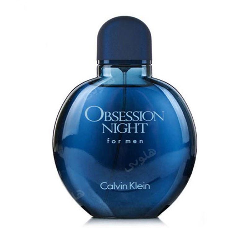 ادو تویلت مردانه مدل Obsession Night حجم 125 میل