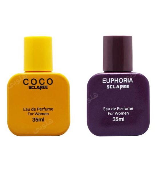 عطر جیبی زنانه مدل Coco حجم 35 میل به همراه عطر جیبی زنانه مدل Euphoria حجم 35 میل