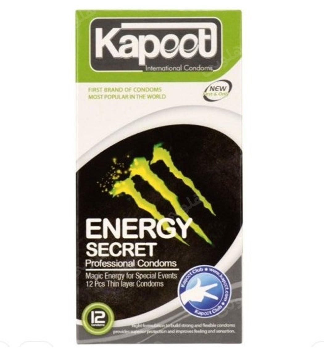 کاندوم مدل انرژی زا energy and ribbed بسته 12 عددی