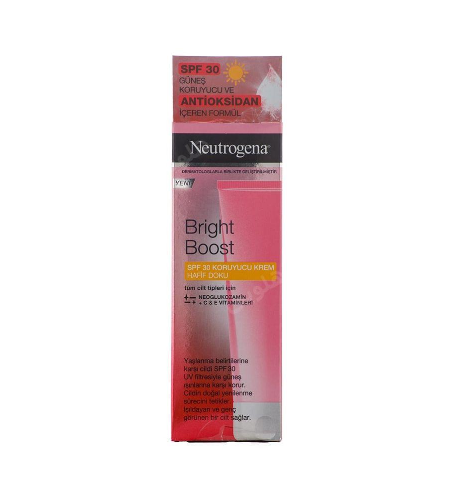 ضد آفتاب فلویید روشن کننده و ضد لک مدل Bright Boost با spf 30 حجم 50 میل نوتروجنا — تصویر ۳