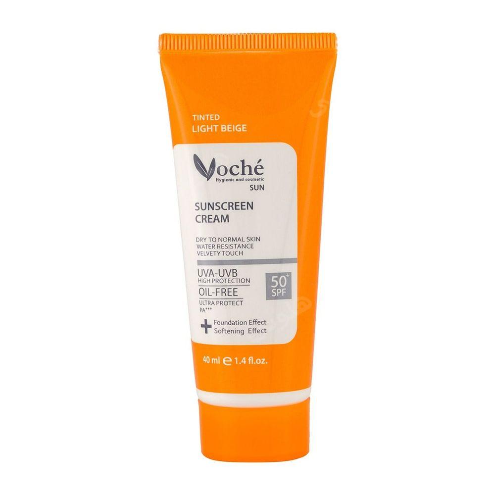 ضد آفتاب رنگی فاقد چربی +SPF50 مناسب پوست خشک و نرمال 40میل