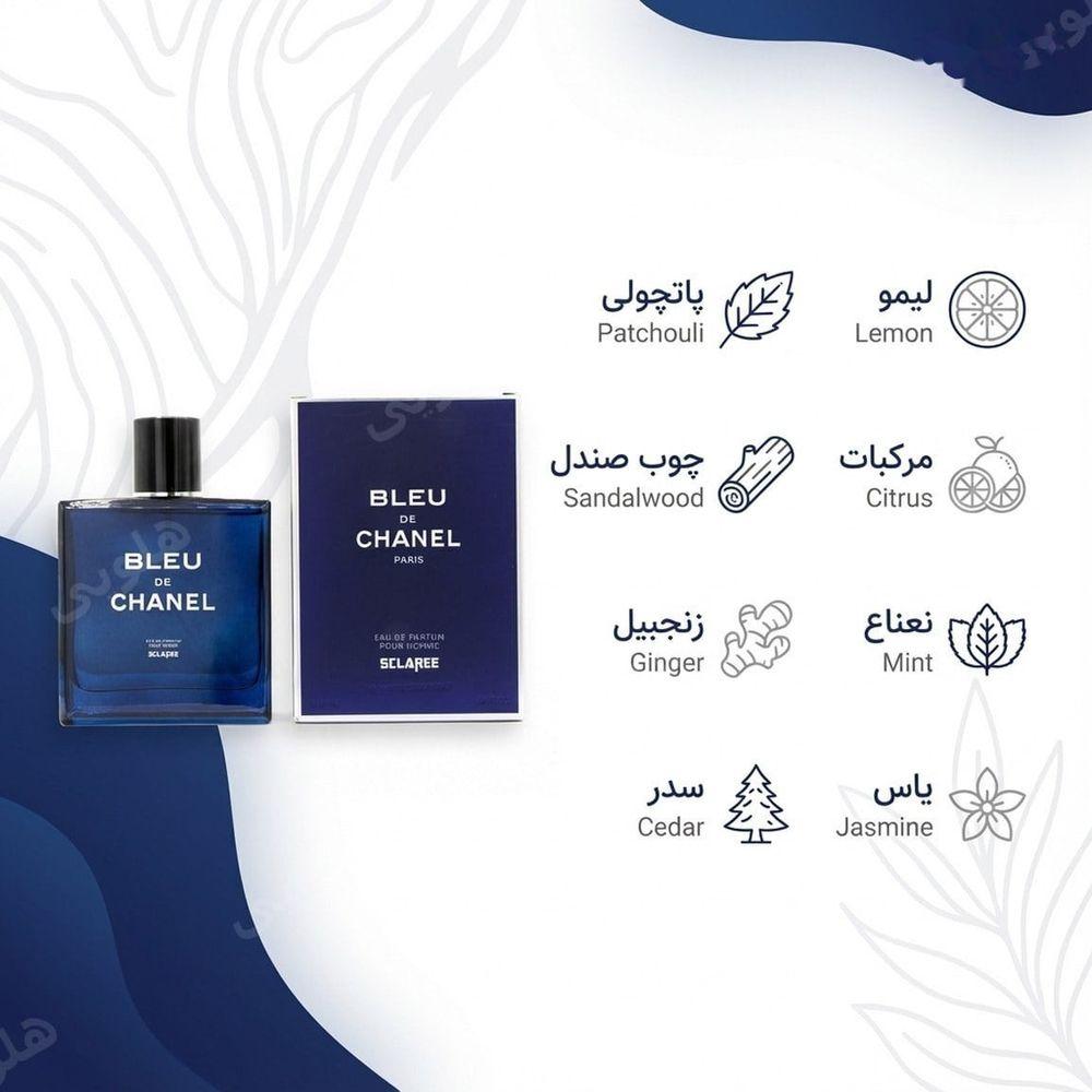 ادو پرفیوم مردانه مدل Bleu De Chanel حجم 100میل اسکلاره — تصویر ۴