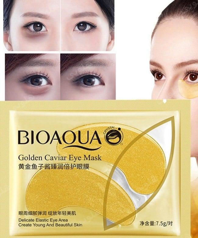 ماسک ورقه ای زیر چشم خاویار طلایی