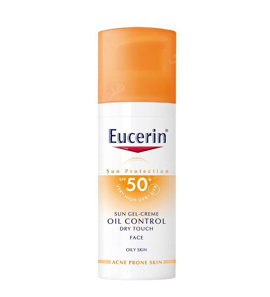 ژل کرم ضد آفتاب دارای SPF50 مناسب پوست چرب حجم 50 میلی لیتر