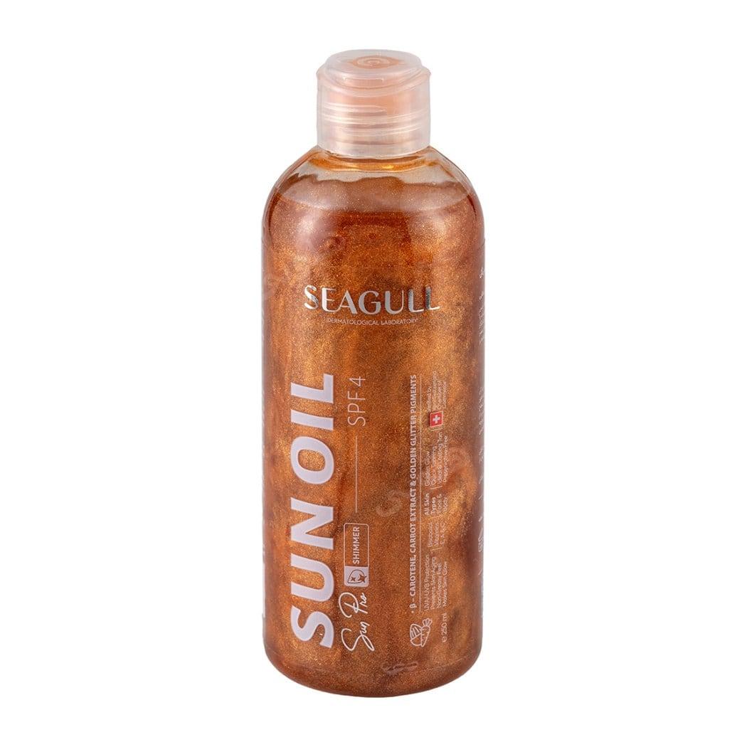 روغن برنزه کننده مدل Shine با SPF4 حجم 250 میلی لیتر
