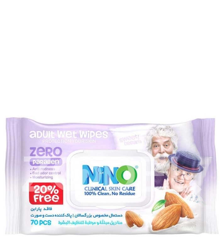 دستمال مرطوب دست و صورت بزرگسالان درب دار