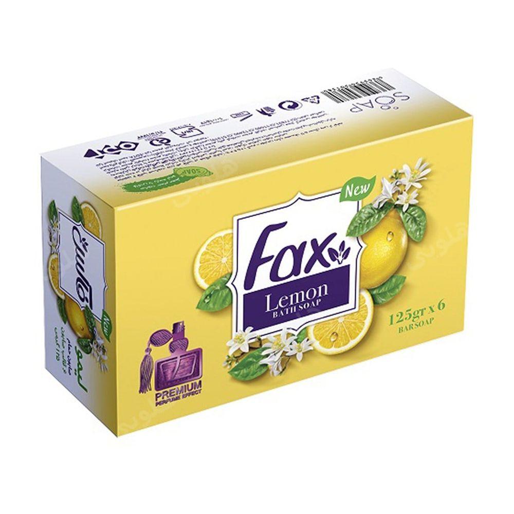 صابون حمام با رایحه لیمو بسته 6 عددی فاکس — تصویر ۱