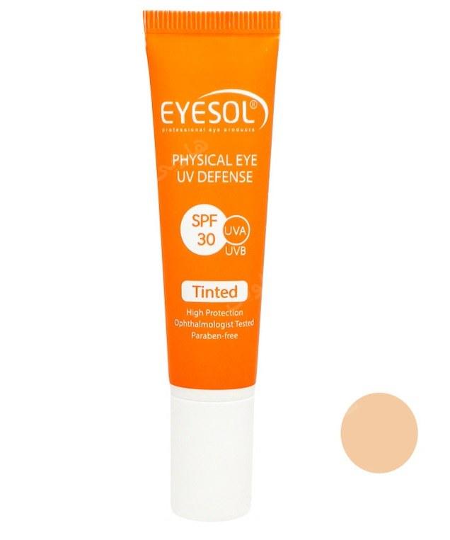 کرم ضد آفتاب دور چشم Spf30 رنگی 15میل