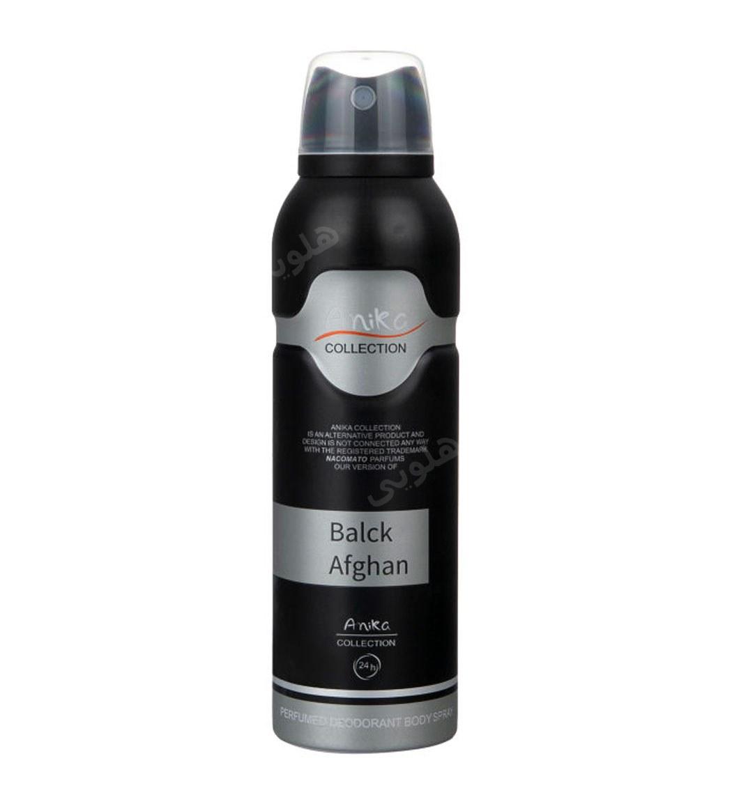 دئودورانت مردانه Black Afgano حجم 200میل