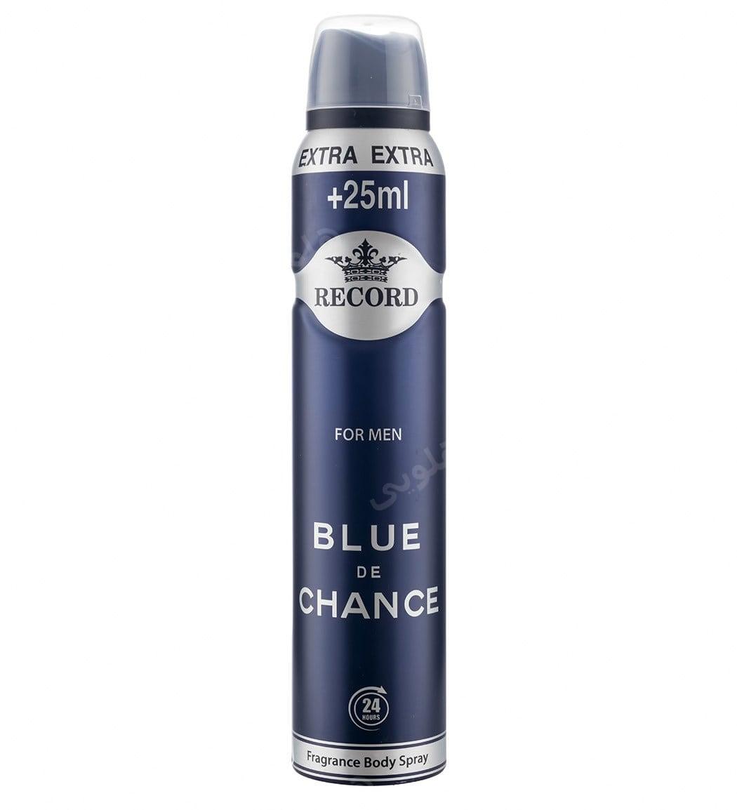 اسپری دئودورانت مردانه Blue De Chance حجم 225میل