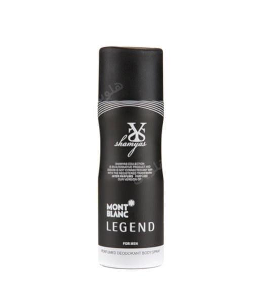 دئودورانت مردانه Mont Blanc Legend حجم 200میل