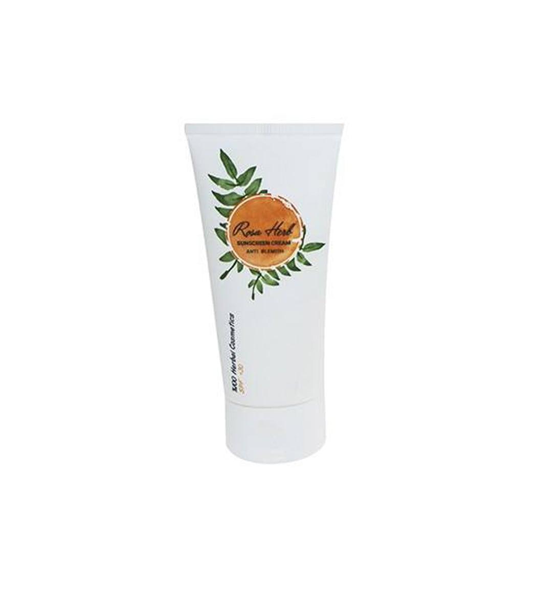 کرم ضد آفتاب spf30 مناسب برای همه پوست ها 40 میل رزا هرب