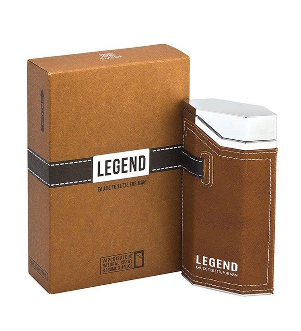 ادو تویلت مردانه مدل Legend حجم 100 میل چرمی