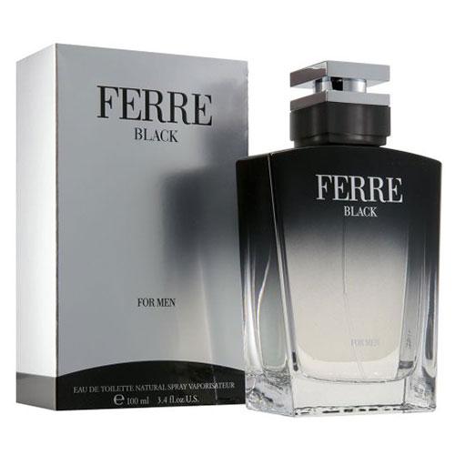 ادو تویلت مردانه مدل Ferre Black حجم 100 میل
