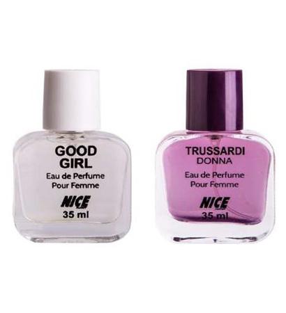 2 عدد عطر جیبی زنانه مدل Good Girl و Trussardi Donna  35 حجم 50 میل