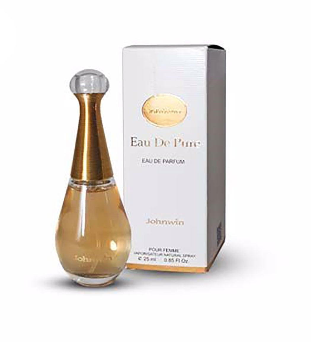 عطر جیبی زنانه مدل eau de pure حجم 25 میل