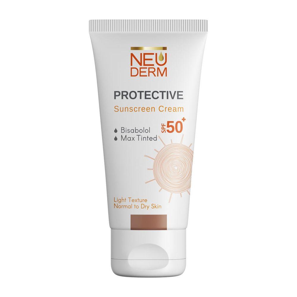 کرم ضد آفتاب رنگی مدل Protective با SPF50 مناسب پوست نرمال و خشک حجم 50 میلی لیتر