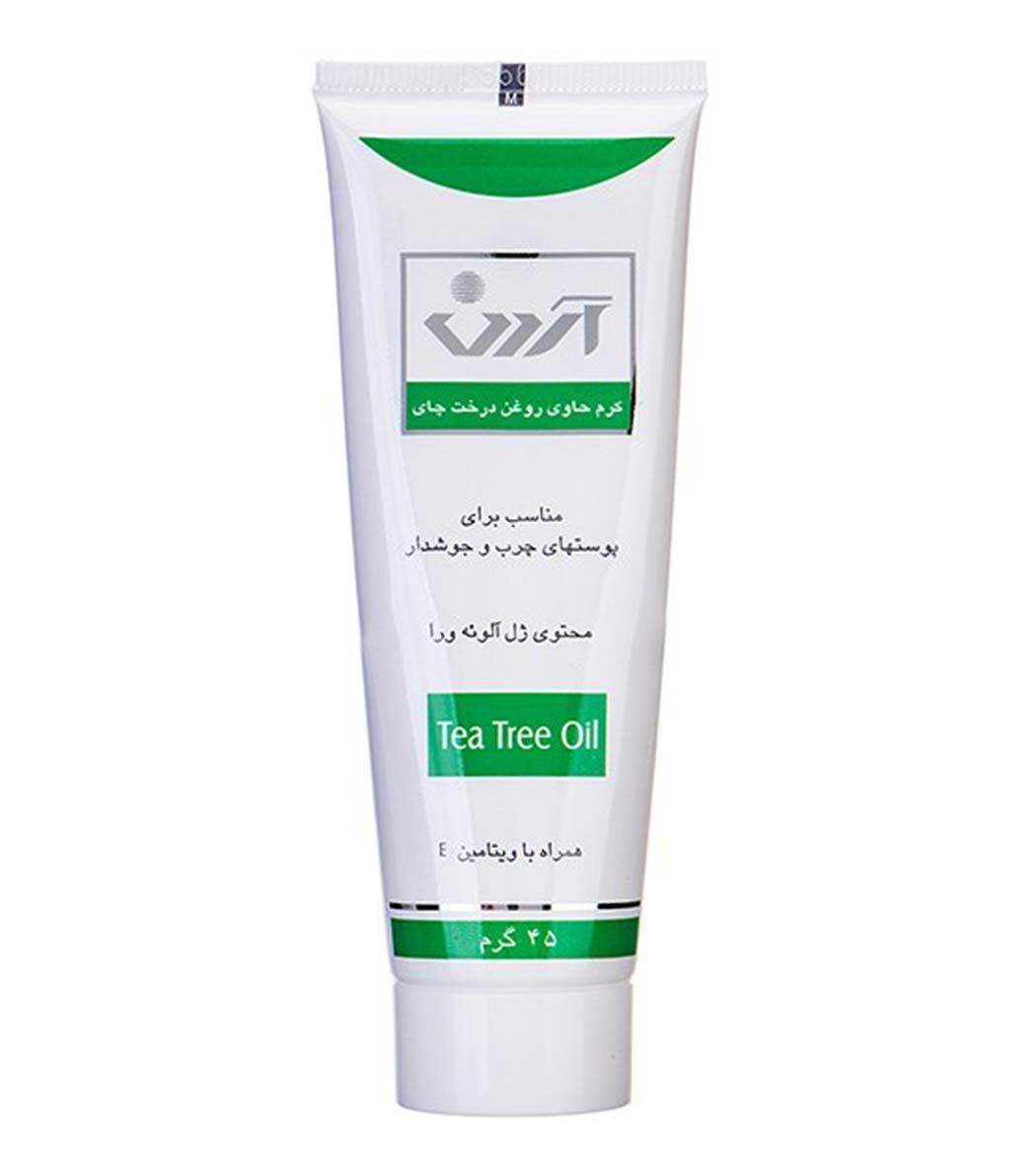 کرم روغن درخت چای مناسب پوست پرب حجم 45 میلی لیتر