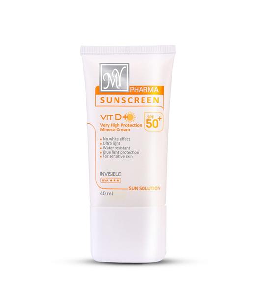 کرم ضد آفتاب SPF50 سان سلوشن مینرال 40میل