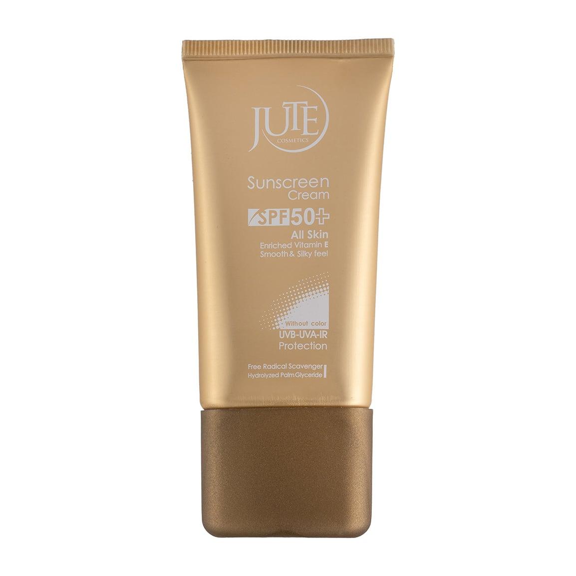 کرم ضد آفتاب Spf50 بی رنگ مناسب انواع پوست 40میل