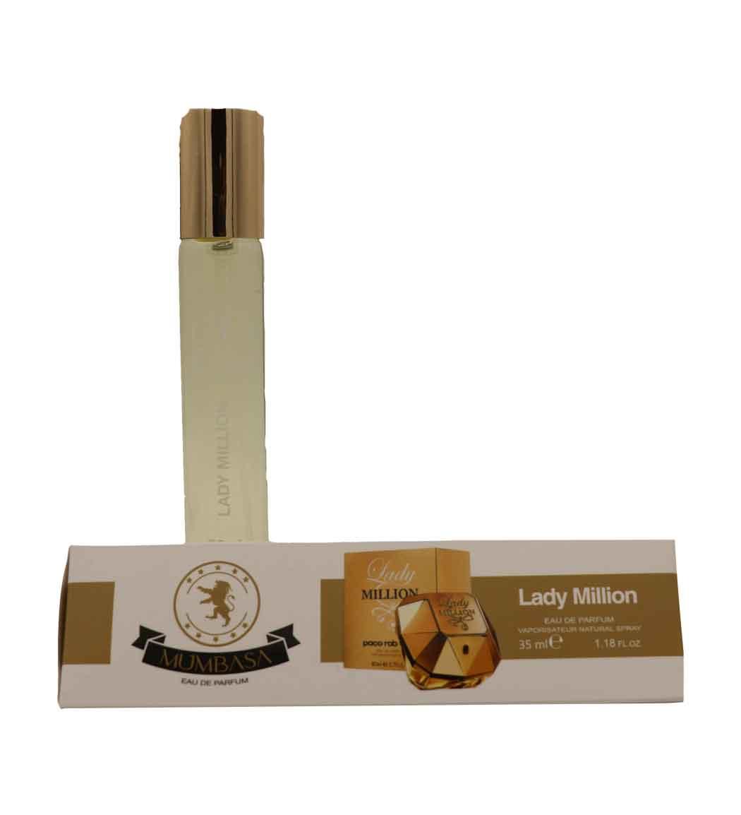 عطر جیبی زنانه مدل لیدی میلیون 35میل