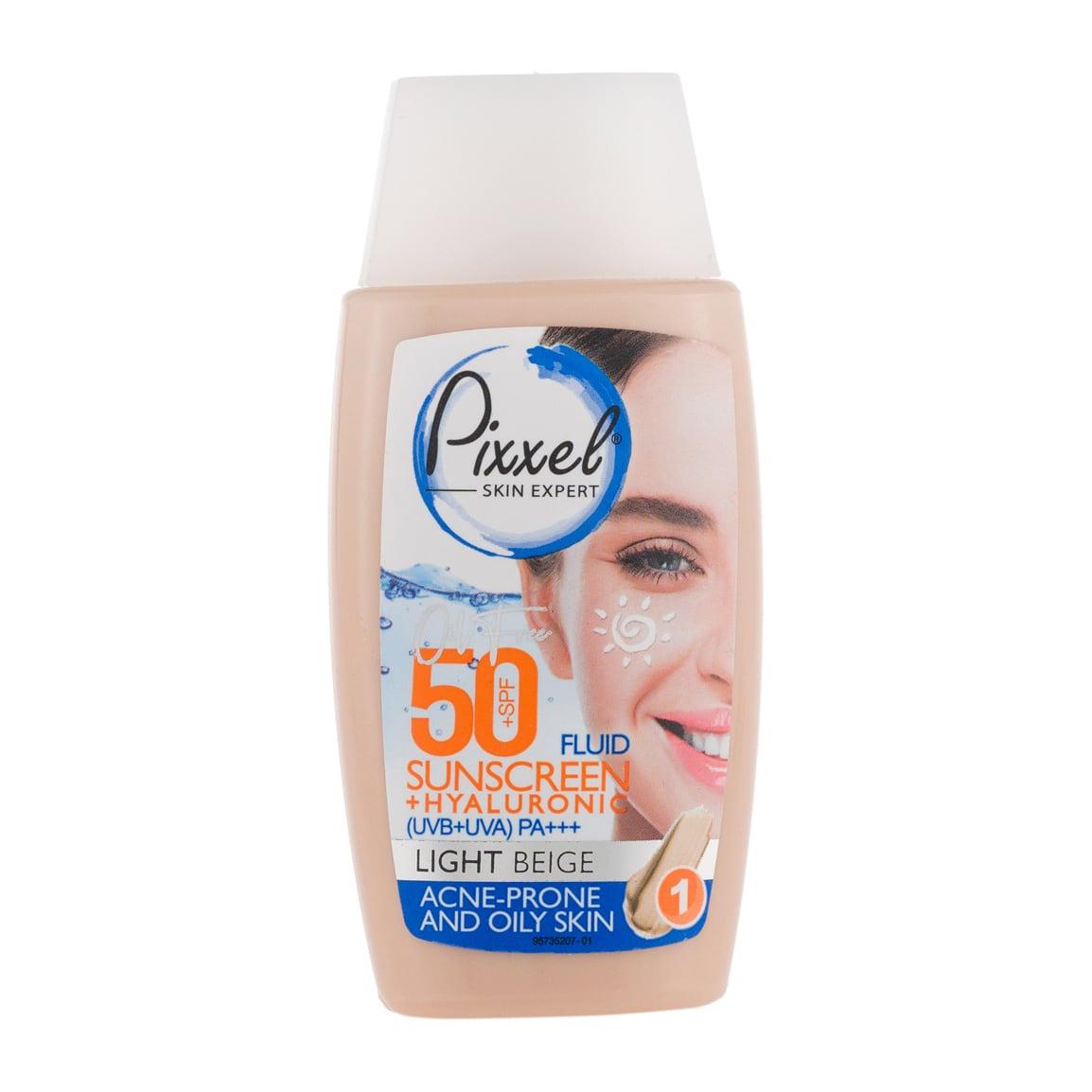 ضد آفتاب رنگی با Spf50 مناسب پوست چرب و جوش دار حجم 50 میلی لیتر