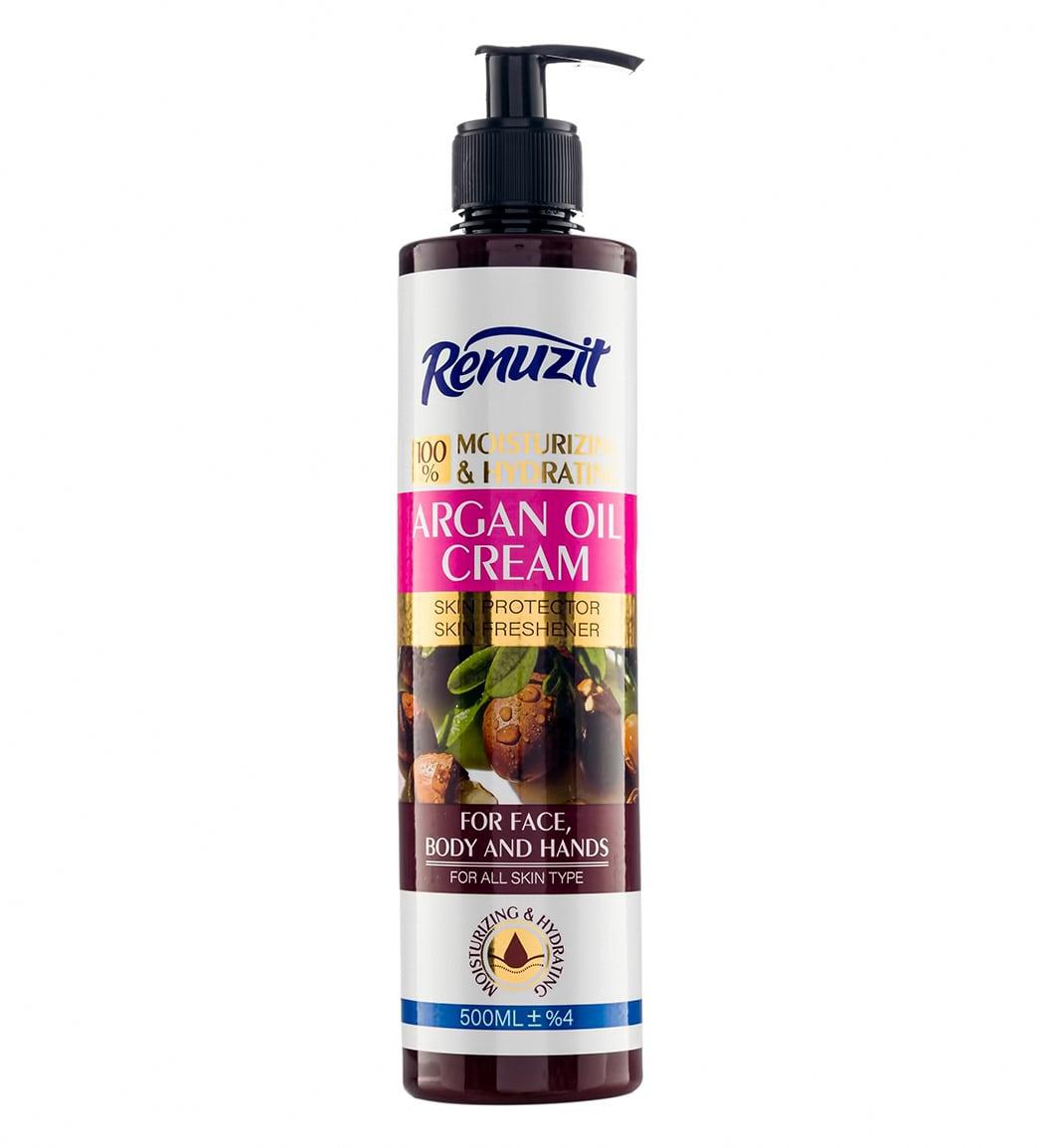 کرم آبرسان و مرطوب کننده پمپی حاوی روغن آرگان 500میل