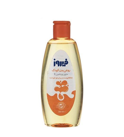 روغن بدن کودک حاوی ویتامین E حجم 200میل
