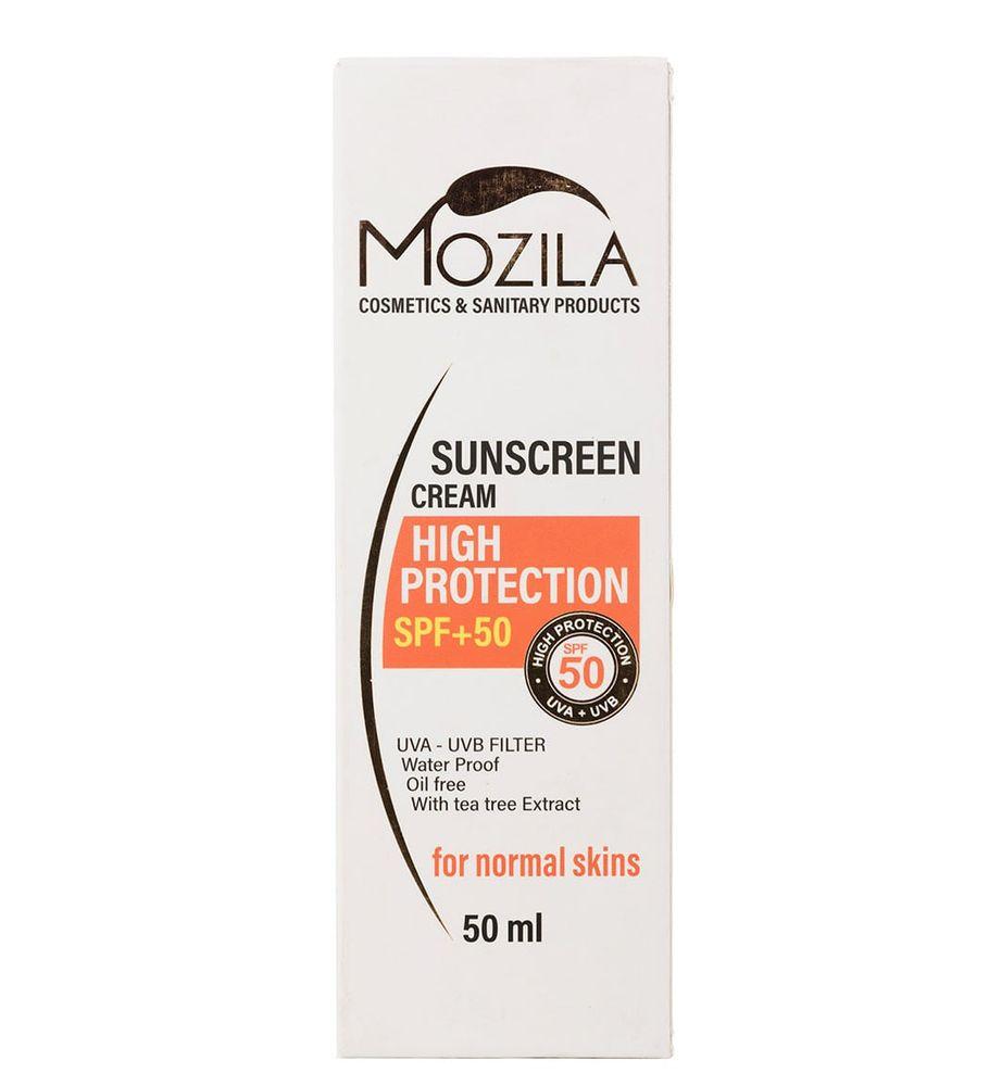 کرم ضد آفتاب spf50 حجم 50میل موزیلا — تصویر ۲
