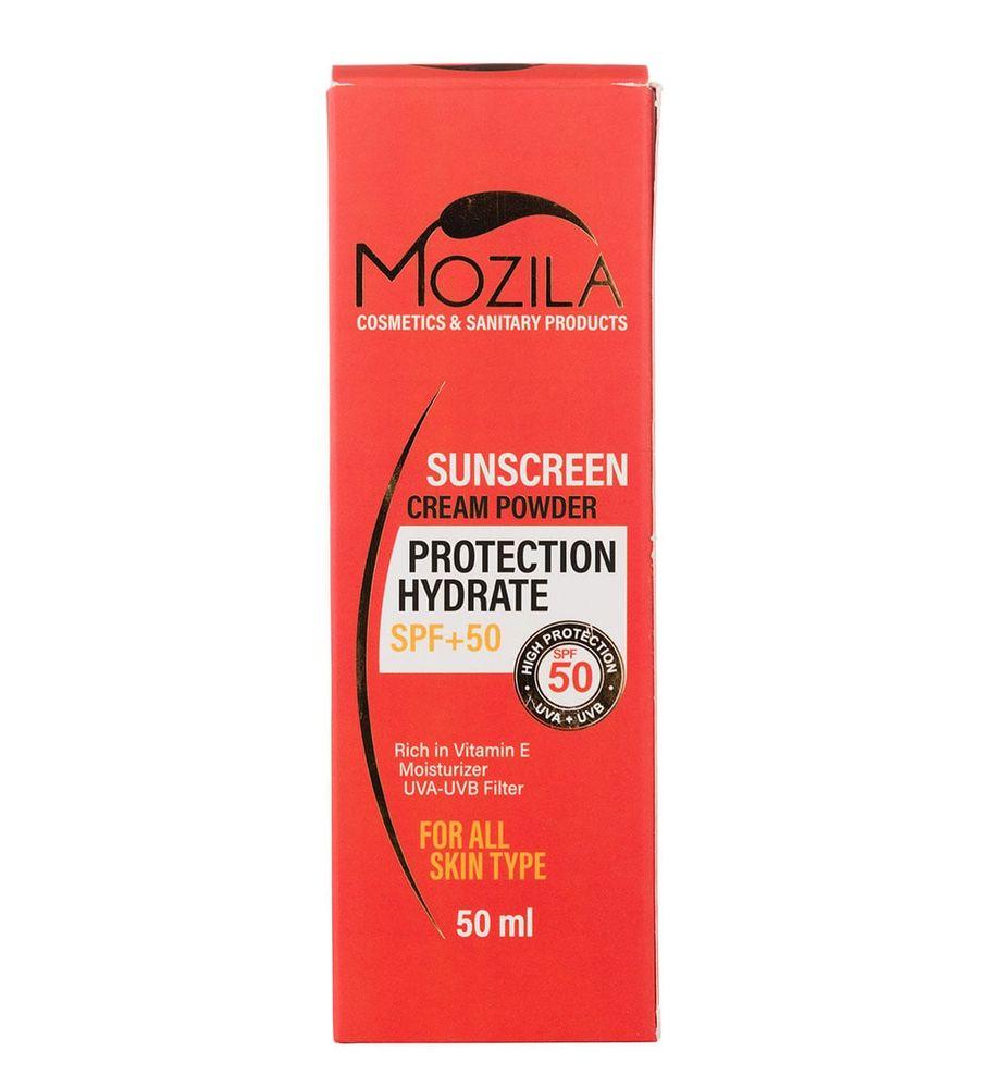 کرم ضد آفتاب spf50 کرم پودری 50میل موزیلا — تصویر ۶