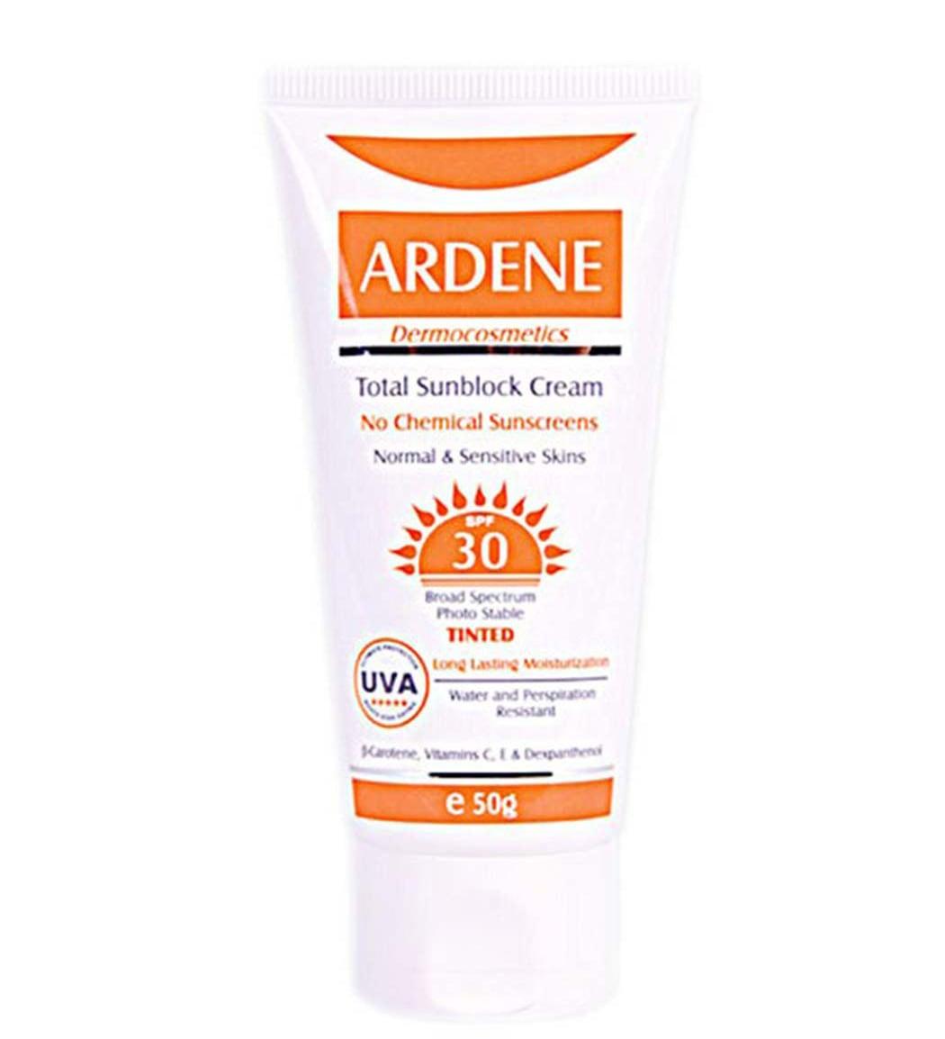 کرم ضد آفتاب رنگی با SPF30 مناسب پوست نرمال و حساس حجم 50 گرم