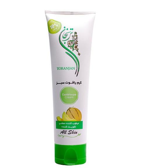 کرم مرطوب کننده عمقی مدل یاقوت سبزحاوی عصاره طالبی 100 میل